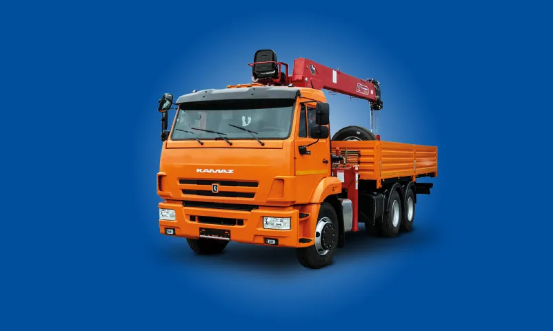 Автомобили с КМУ KAMAZ